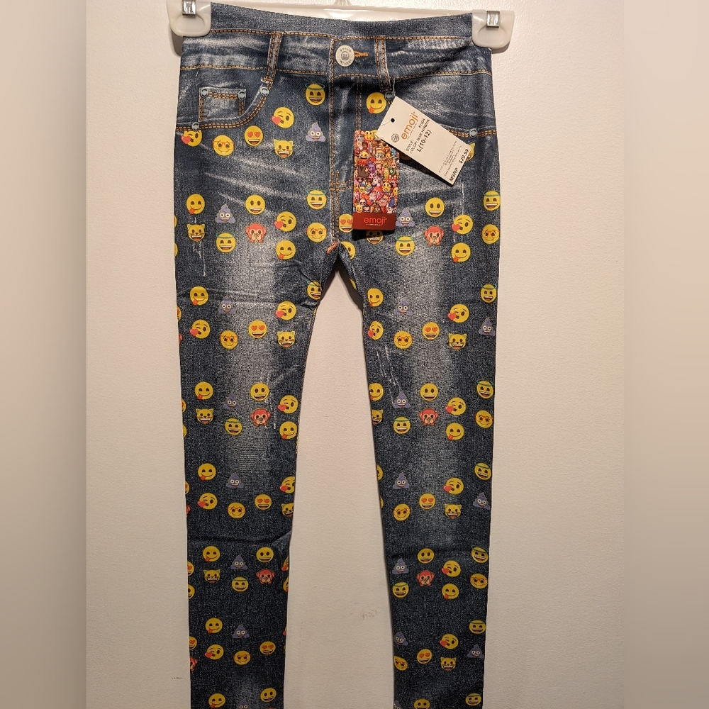Girls Legging Emoji
